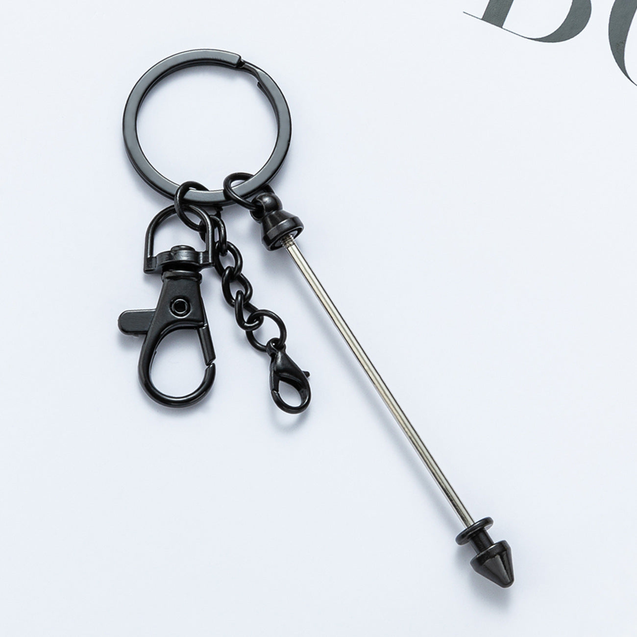 Wholesale's New Bead DIY Multi-color Metal Handmade Keychains